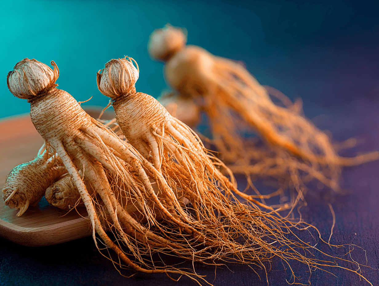 Panax ginseng root extract standardized for ginsenosides — adaptogen for cognitive performance and mental stamina in Flow Health