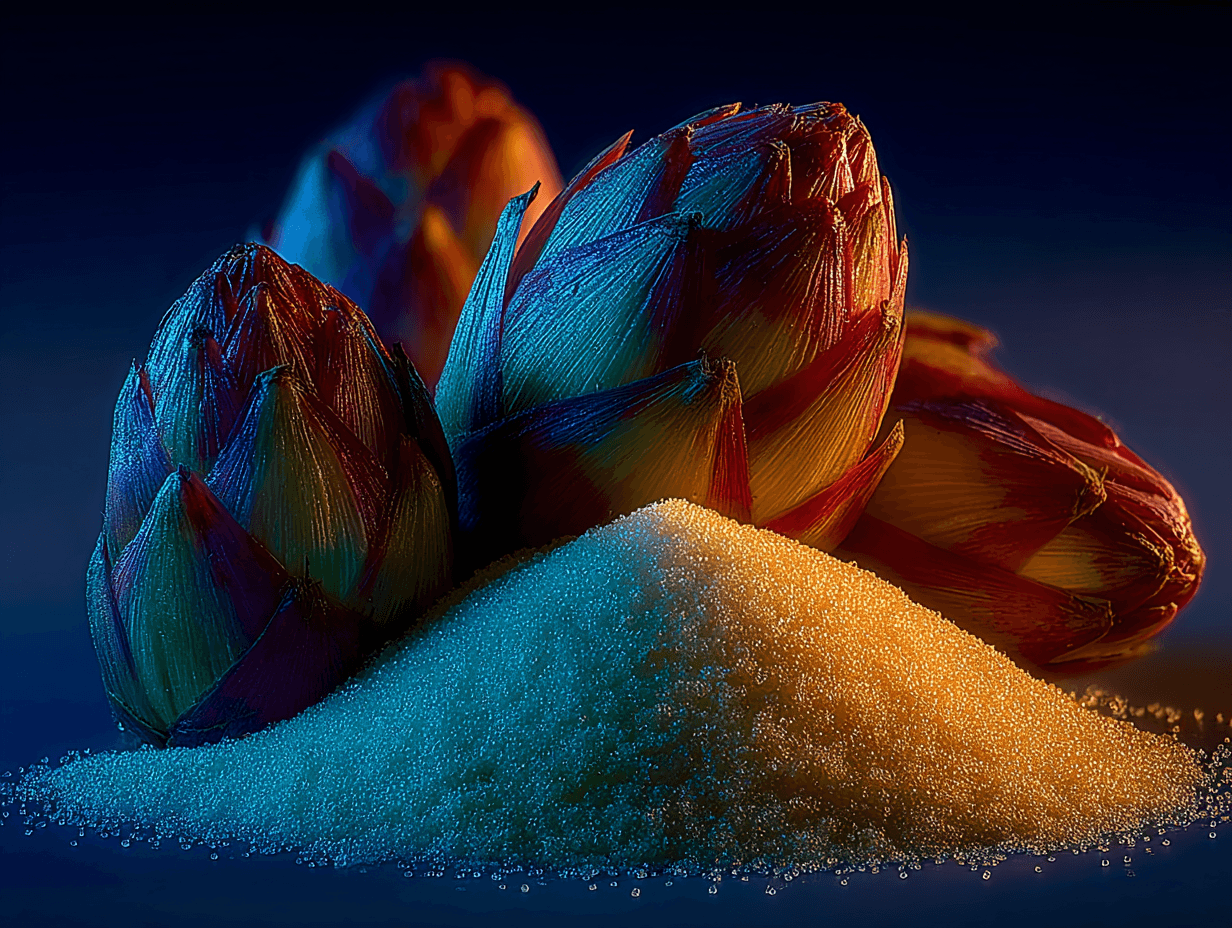 Inulin prebiotic fiber — gut-brain axis support ingredient that feeds beneficial microbiome bacteria in Flow Health