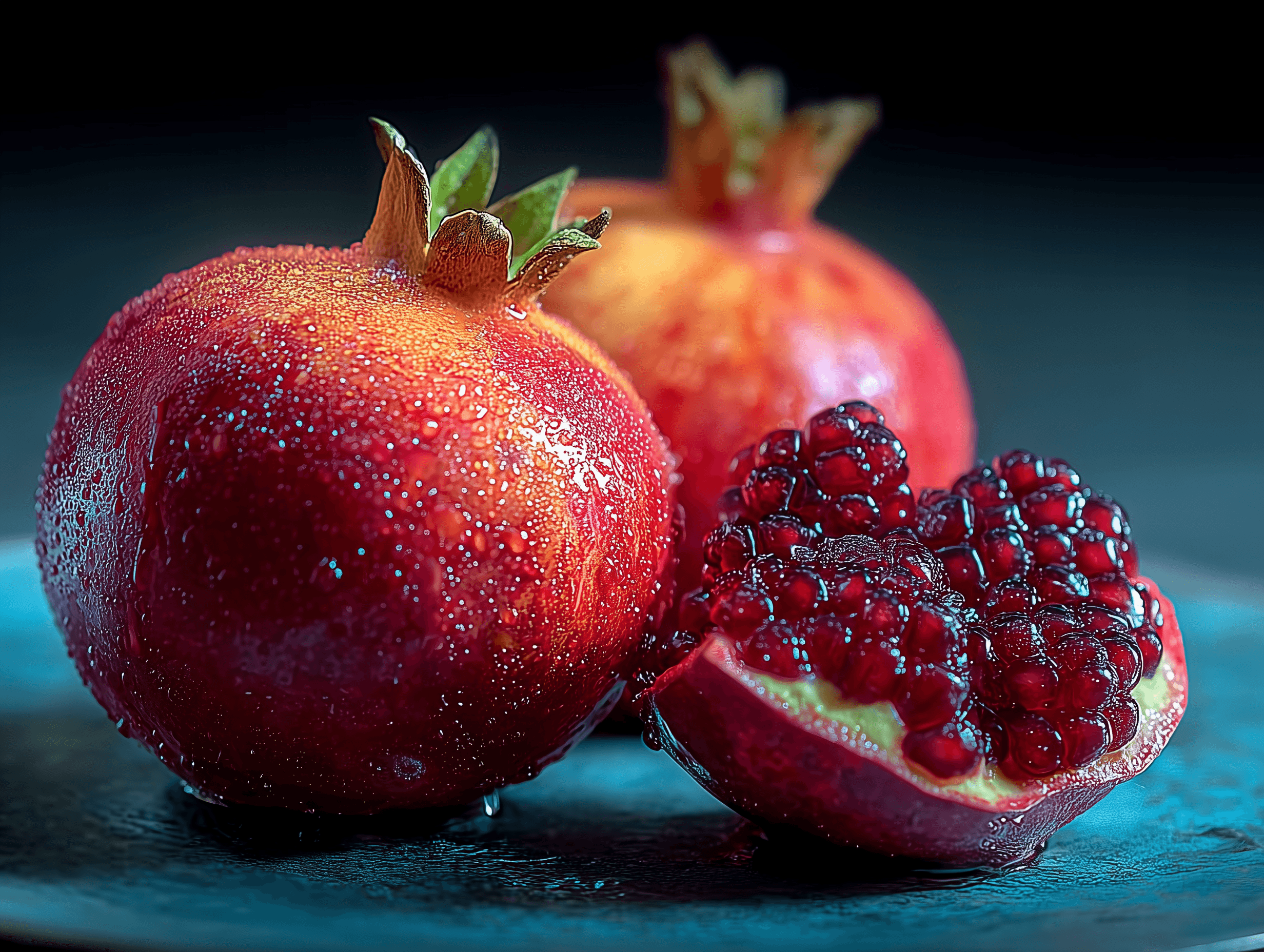 Natural pomegranate flavour — clean taste ingredient for daily consistency in the Flow Health cognitive supplement sachet